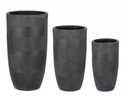 Set3 Vaso Rigo Antracite Alto