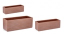 Set3 Vaso Tressage Rett Terracotta