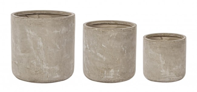 Set3 Vaso Cemento Sabbia - 34a x 34b x 32h / 42a x 42b x 41h / 50a x 50b x 51h