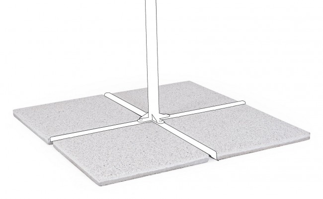 Set4 Marmette 50x50 20Kg Cemento Mix Bia - Pavimentazione Resistente e Raffinata