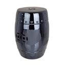 Sgabello Sfinge Blues in ceramica