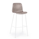 Sgabello bar ecopelle beige Kyra 39x44x103,5 cm