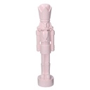 Soldatino in Resina Laccato Rosa 8,5x8x38 cm