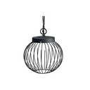 Sospensione LED 20W 4000K, Linea Cage, Nero