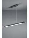 Sospensione LED Agano Nero Dimmerabile 18W Trio Lighting
