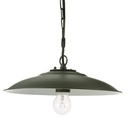 Sospensione Grande E27 Grafite - Struttura in Alluminio Pressofuso - Lampada Esclusa - Adatta per Lampade a Risparmio Energetico