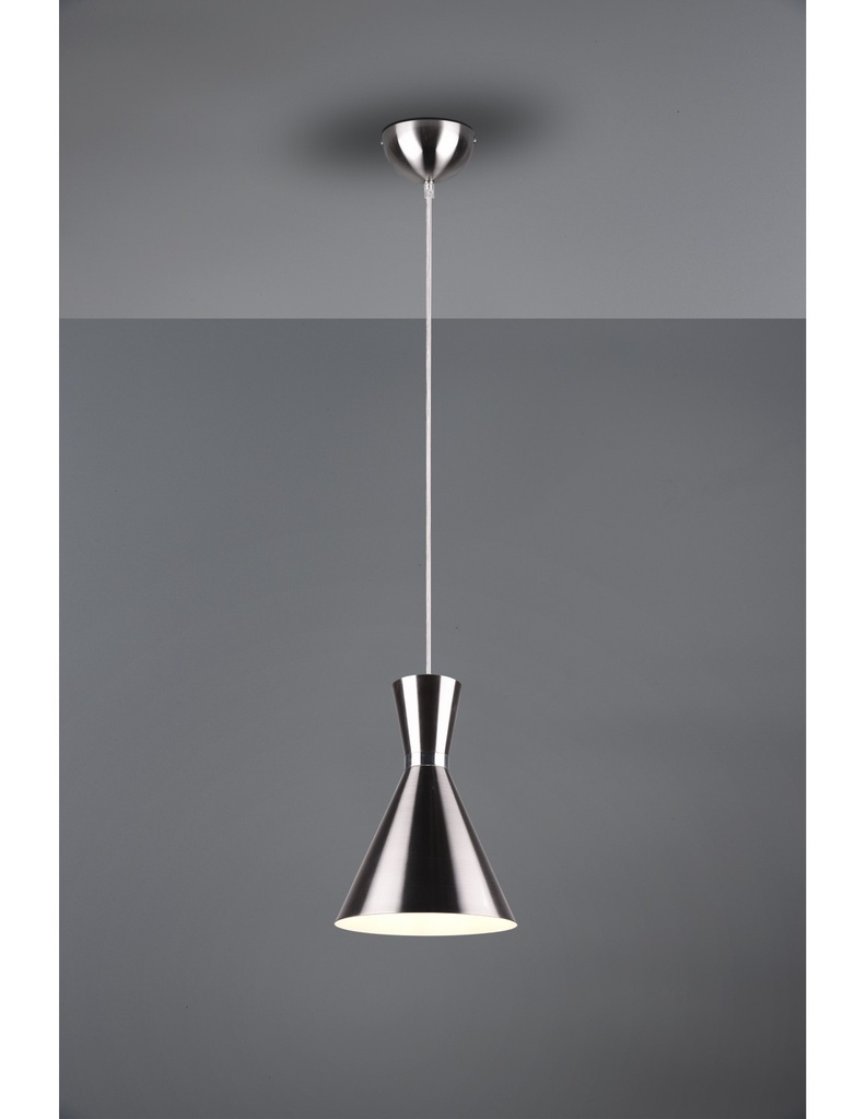 Sospensione doppio cono nichel opaco Enzo - Trio Lighting