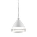 Sospensione LED 20W 3000K - Luce Calda - Bianco - Risparmio Energetico del 88%