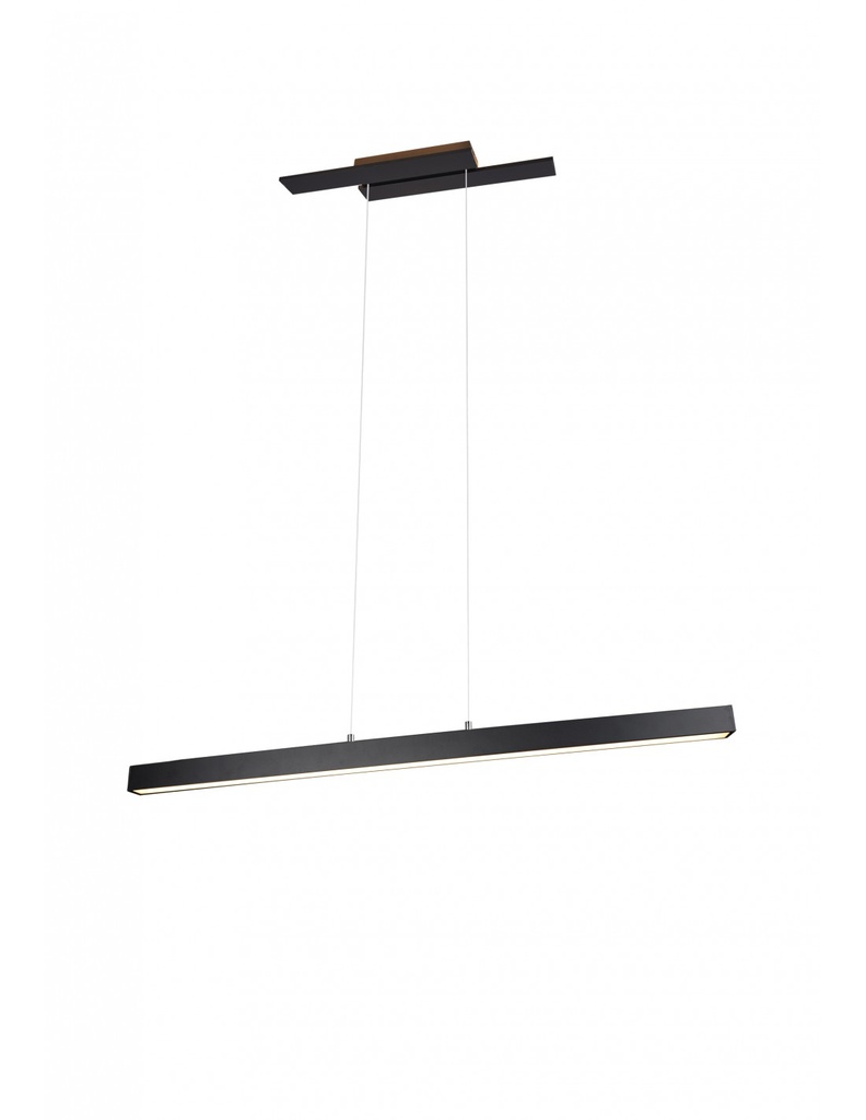 Sospensione Moderna Doppia Luce LED Antracite