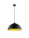 Sospensione Moderna Romino II Nero Oro Ø50 cm 1xE27