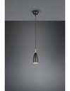 Sospensione Pendel Cono Farin Nero Ø10 cm Trio Lighting