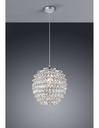 Lampada a Sospensione con Gemme Trasparenti Ø35 cm