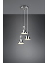 Sospensione Rotonda Enzo 3xE27 Nero Opaco Trio Lighting
