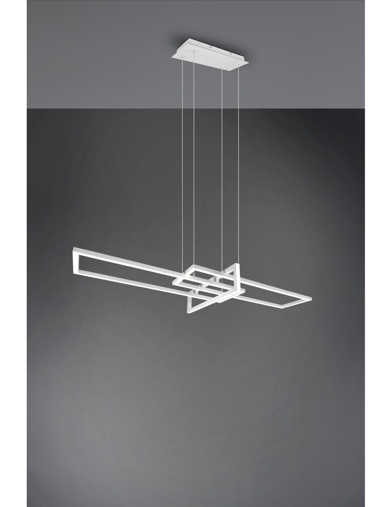 Sospensione Led 34w Bianco L110 cm Dimmerabile