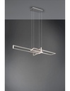 Sospensione Led Nichel L110 cm Dimmerabile