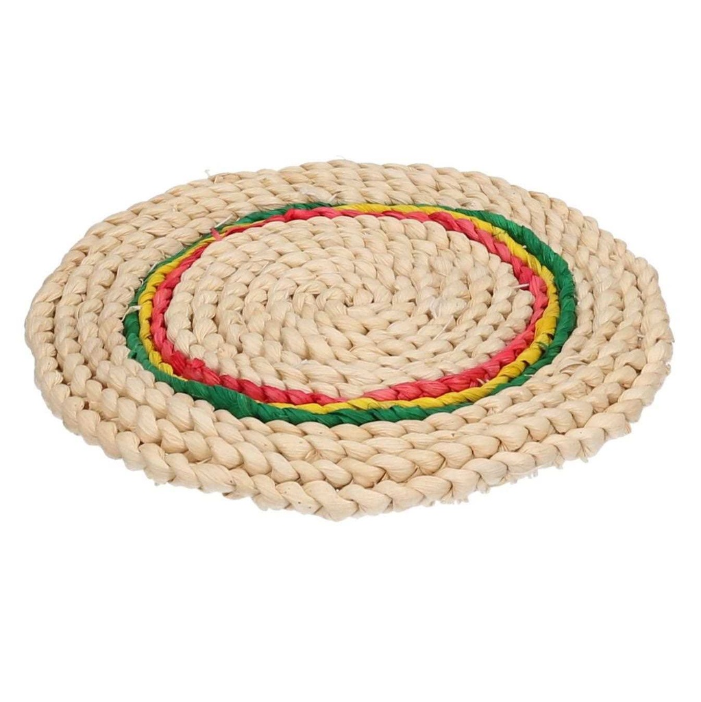 Sottopentola naturale in mais, confezione da 4 pezzi, ø30x1 cm