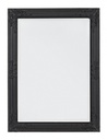 Specchio Miro C-C Nero Opaco 62x82 - Cornice in Legno Paulonia Dipinta