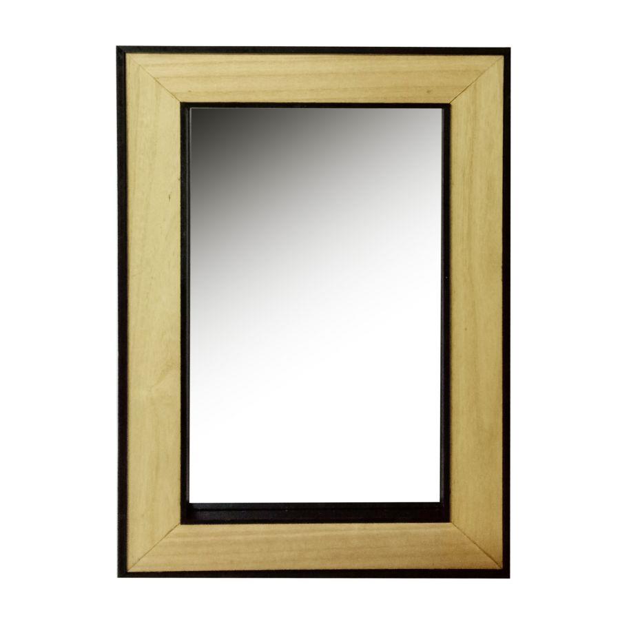 Specchio in legno rettangolare cm40x60x1,5