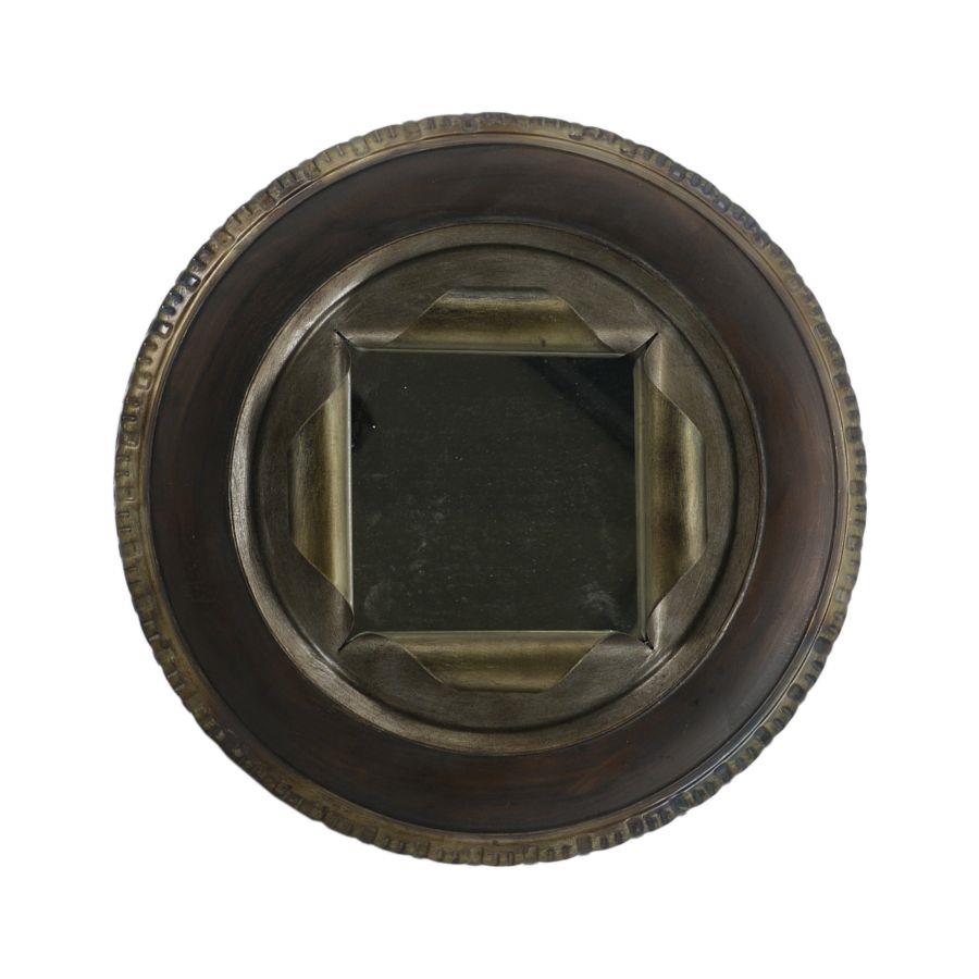 Specchio Metallo Pneumatico Nero cmø41x10