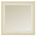 Specchio quadrato decoro pizzo fy-1525 - Dimensioni: 41,5 x 41,5 x 2 cm