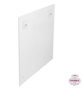 Stampa multicolore su vetro temperato e carta, dimensioni 1x70x70 cm