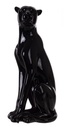 Statua Olympus Leopardo Nero H60 - Scultura Elegante e Maestosa per Interni ed Esterni