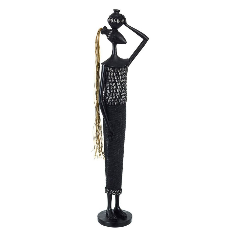 Statuetta Zulu Donna Industriale - 14x10x61 cm