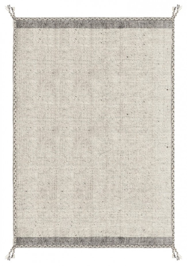 Tappeto Chathu Beige 160x230 - Lana e Cotone, 2.450 gr/m2