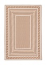 Tappeto Jacquard Reversibile Beige-Marrone 180x270