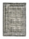 Tappeto Rashmi Grigio 140x200 - Tessuto Artigianale in Viscosa e Cotone
