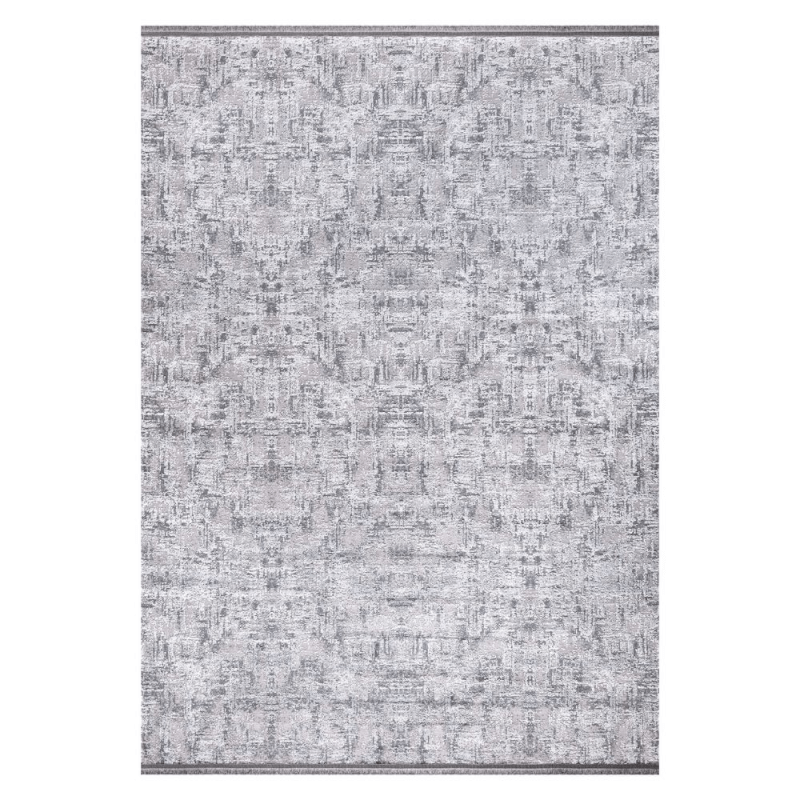 Tappeto antiscivolo Ada grigio superficie lucida 160x230