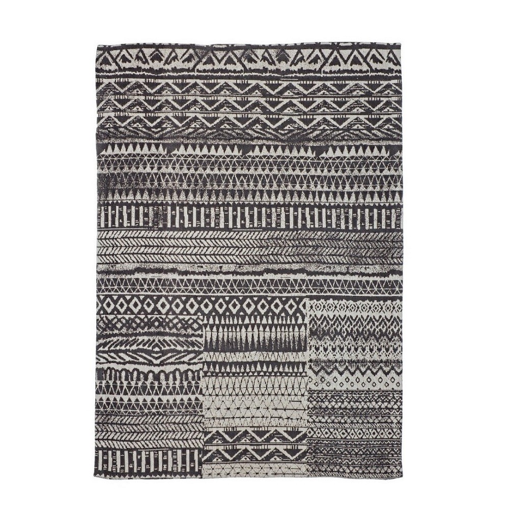 Tappeto etnico Algeri in cotone, misure 140 x 200 cm