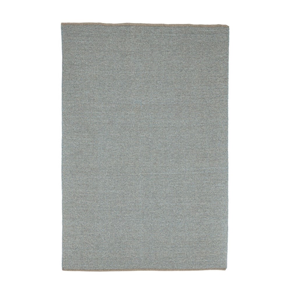 Tappeto da esterno blu in fibra sintetica lavorato a mano 170x240