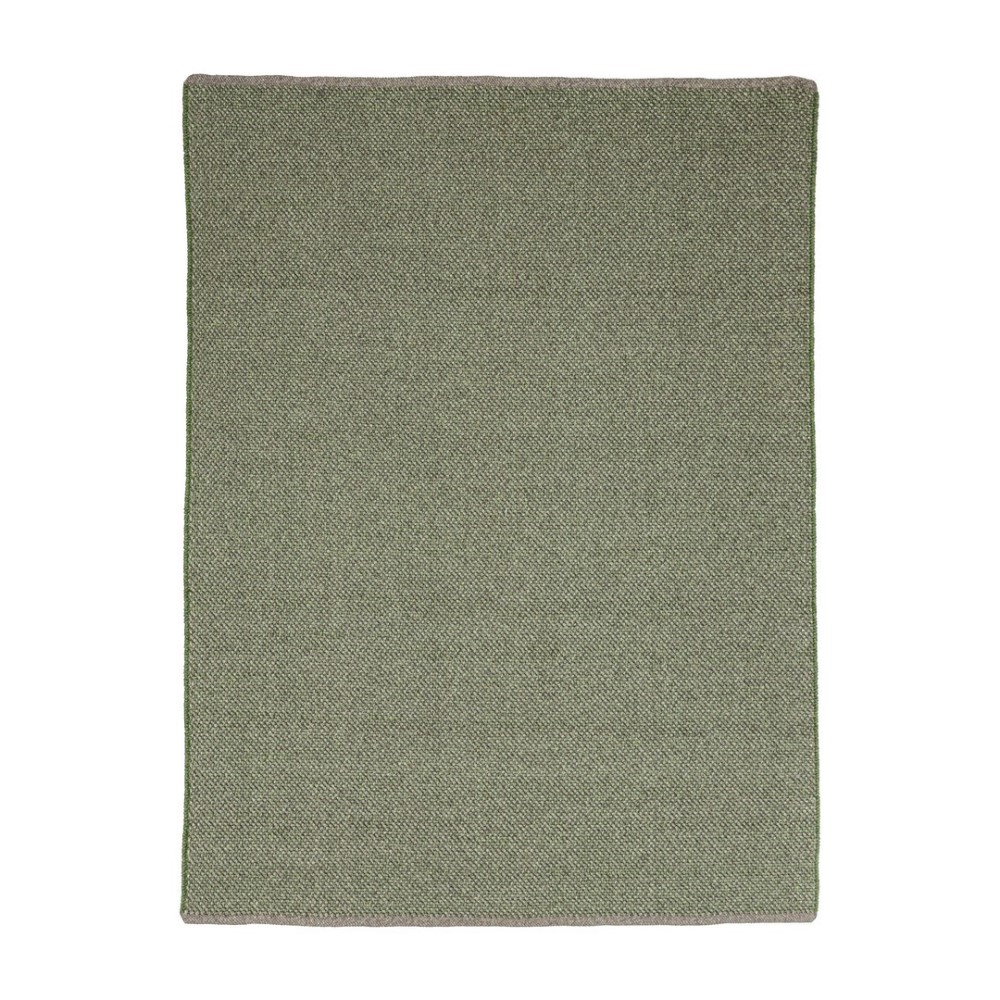 Tappeto da esterno verde in fibra sintetica lavorato a mano 200x300