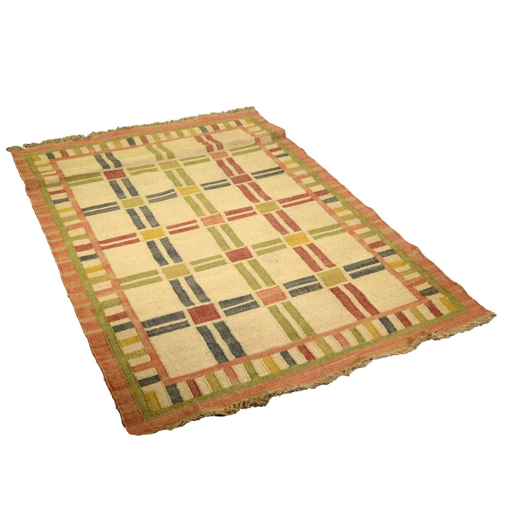 Tappeto in juta marrone, dimensioni 120x180 cm