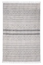 Tappeto etnico grigio Giordania 140 x 200 cm