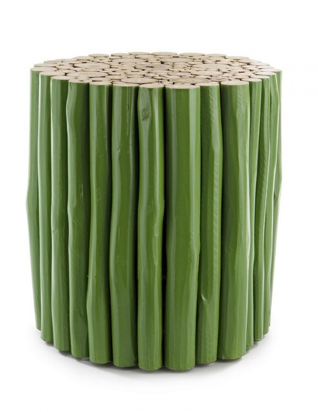 Tavolino Guadalupe Verde  Cod. 0680443