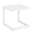 Tavolino elegante Hilde 40x40 Bianco