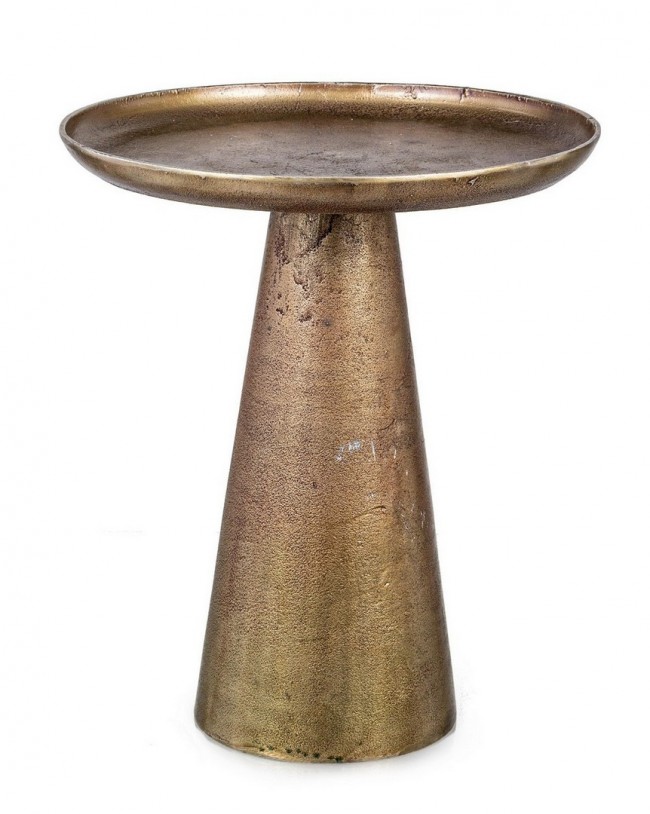 Tavolino ottonato Kulvir Brass d39