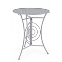 Tavolino pieghevole da giardino in acciaio Grigio Marlene 60x77 cm