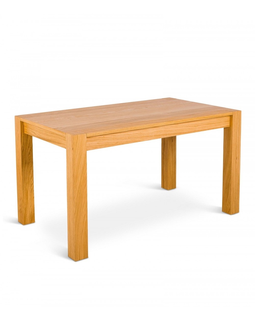Tavolo allungabile in rovere, 140-190 x 80 x 75 cm, con gambe in legno
