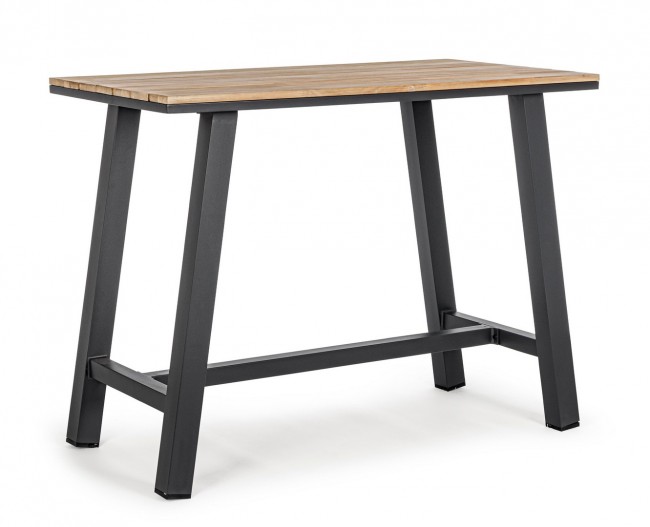 Tavolo Bar Skipper 131x73 Naturale/Antracite