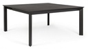 Tavolo Allungabile da Giardino Konnor Antracite - Dimensioni 160x110/160x77.5 cm