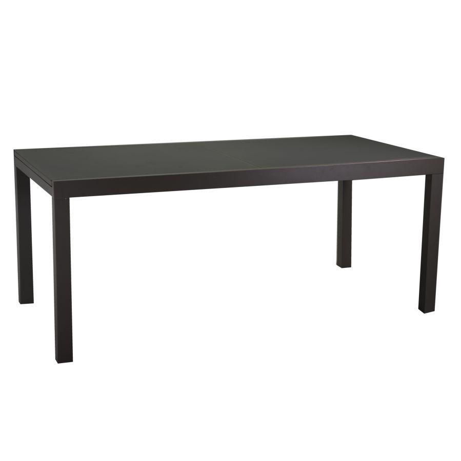 Tavolo alluminio allungabile antracite opaco 160/220x90x67,5/75 cm