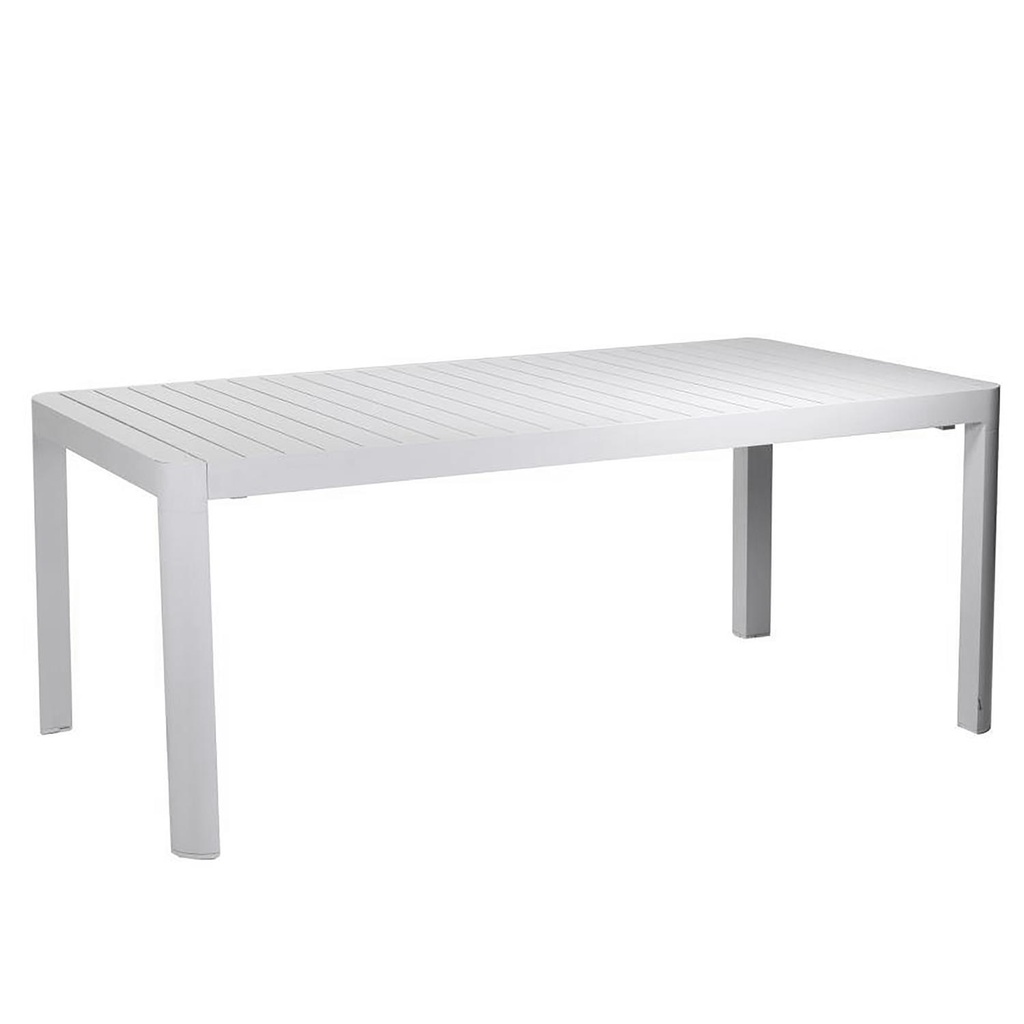 Tavolo Alluminio Claveland Bianco Allungabile Rettangolare 180/240x100x75 cm