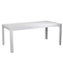 Tavolo Alluminio Claveland Bianco Allungabile Rettangolare 180/240x100x75 cm