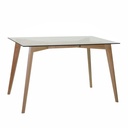 Tavolo in legno rettangolare 120x80x74h cm