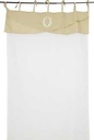 Tenda bianca con balza beige cu-2092 140 x 260 cm