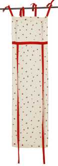 Tenda Finestra Cuoricini Rossi Ri-0555 45x160 cm