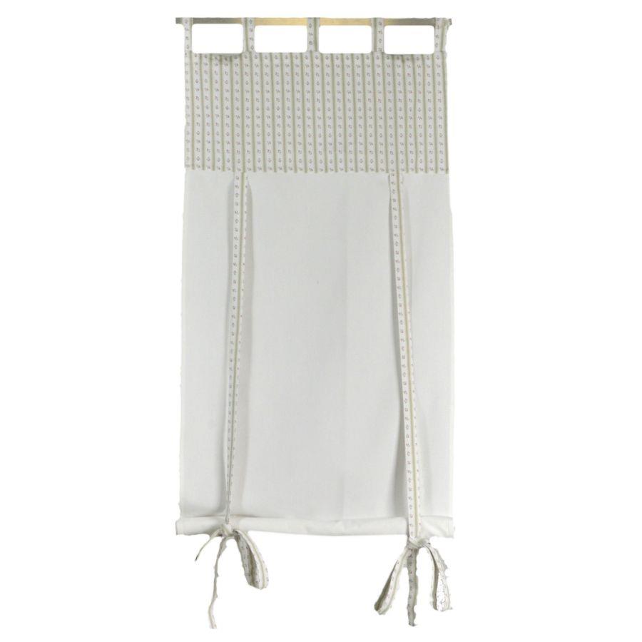 Tenda in tessuto a righe Rosmary cm58xh160x2